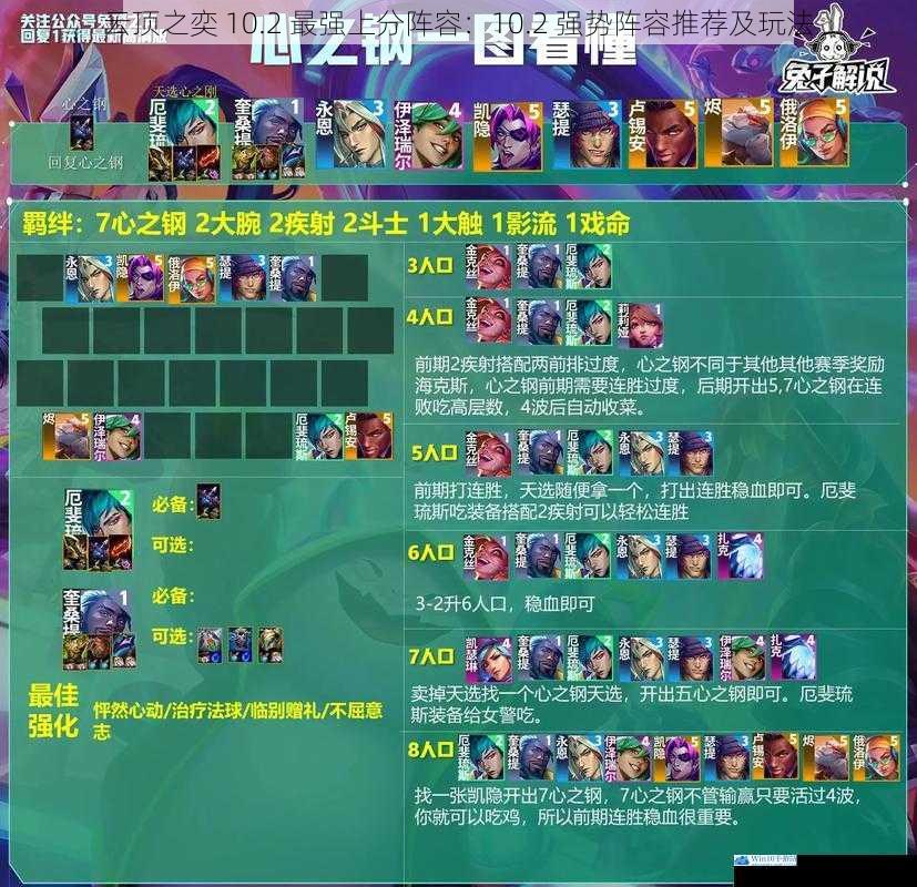 云顶之奕 10.2 最强上分阵容:10.2 强势阵容推荐及玩法