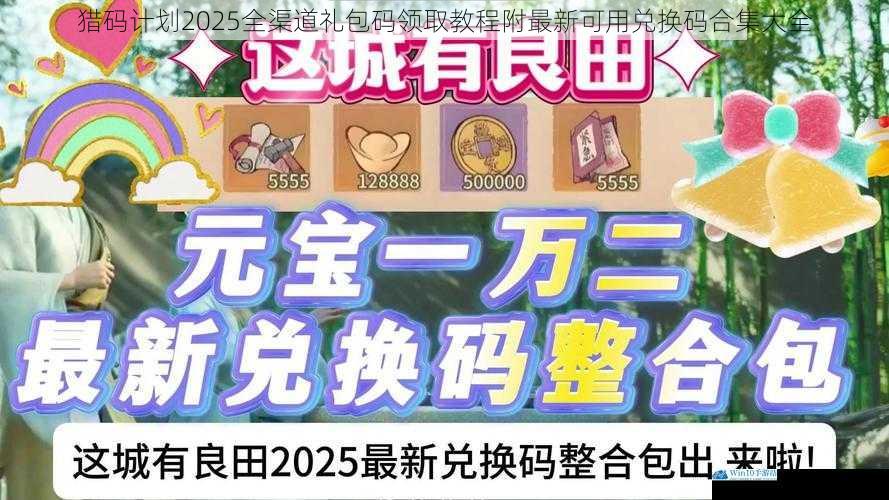 猎码计划2025全渠道礼包码领取教程附最新可用兑换码合集大全