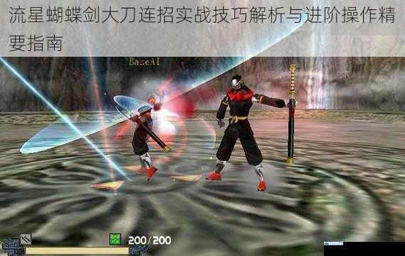 流星蝴蝶剑大刀连招实战技巧解析与进阶操作精要指南