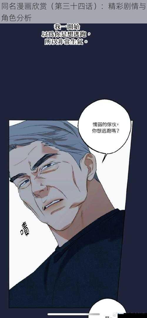 同名漫画欣赏(第三十四话):精彩剧情与角色分析