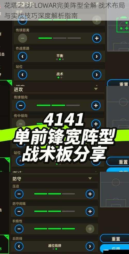 花塔之战FLOWAR完美阵型全解 战术布局与实战技巧深度解析指南