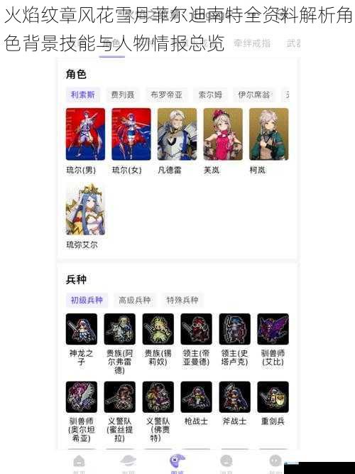 火焰纹章风花雪月菲尔迪南特全资料解析角色背景技能与人物情报总览