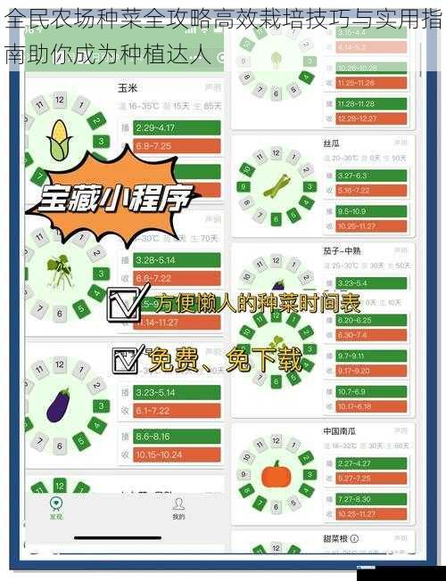 全民农场种菜全攻略高效栽培技巧与实用指南助你成为种植达人
