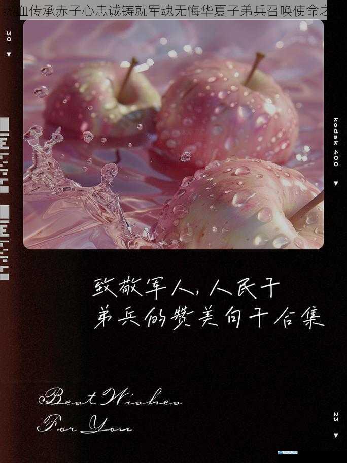 热血传承赤子心忠诚铸就军魂无悔华夏子弟兵召唤使命之路