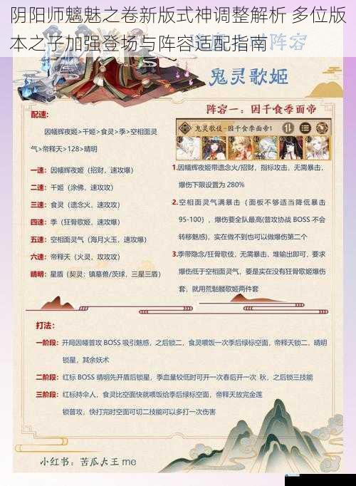 阴阳师魑魅之卷新版式神调整解析 多位版本之子加强登场与阵容适配指南