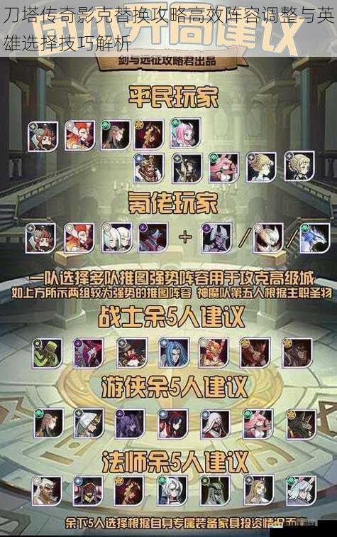 刀塔传奇影克替换攻略高效阵容调整与英雄选择技巧解析
