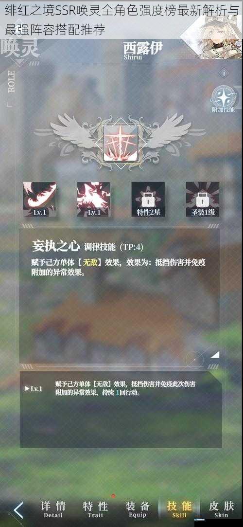 绯红之境SSR唤灵全角色强度榜最新解析与最强阵容搭配推荐