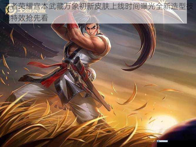 王者荣耀宫本武藏万象初新皮肤上线时间曝光全新造型技能特效抢先看