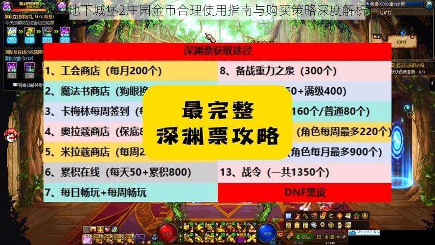 地下城堡2庄园金币合理使用指南与购买策略深度解析