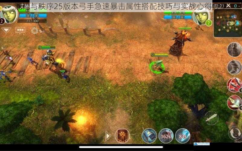 混沌与秩序25版本弓手急速暴击属性搭配技巧与实战心得分享