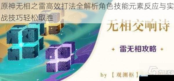 原神无相之雷高效打法全解析角色技能元素反应与实战技巧轻松取胜