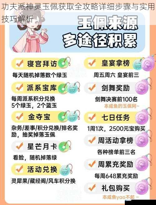 功夫派神灵玉佩获取全攻略详细步骤与实用技巧解析