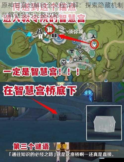 原神甘露池解锁全流程详解:探索隐藏机制与解谜技巧完整攻略