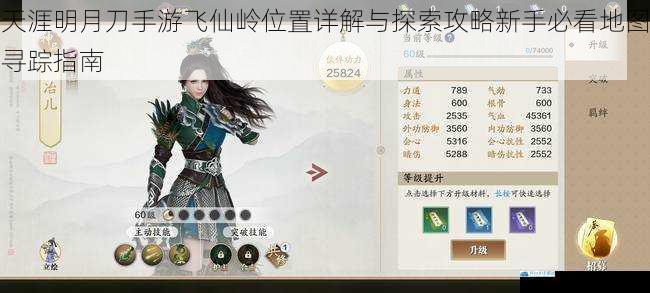 天涯明月刀手游飞仙岭位置详解与探索攻略新手必看地图寻踪指南