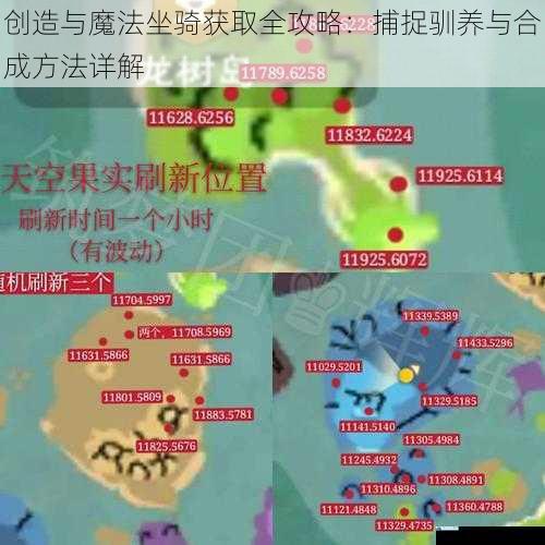 创造与魔法坐骑获取全攻略：捕捉驯养与合成方法详解