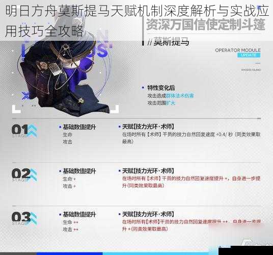 明日方舟莫斯提马天赋机制深度解析与实战应用技巧全攻略