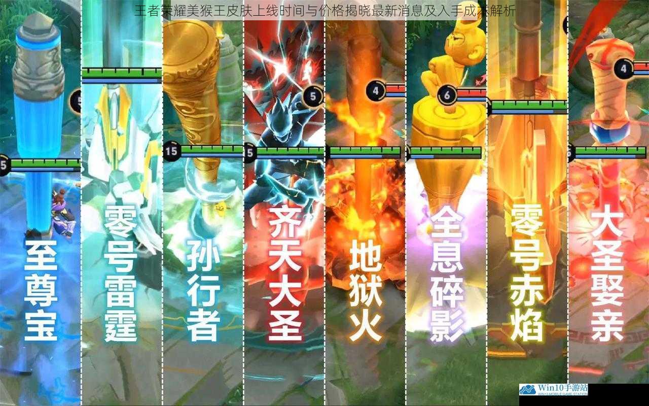 王者荣耀美猴王皮肤上线时间与价格揭晓最新消息及入手成本解析