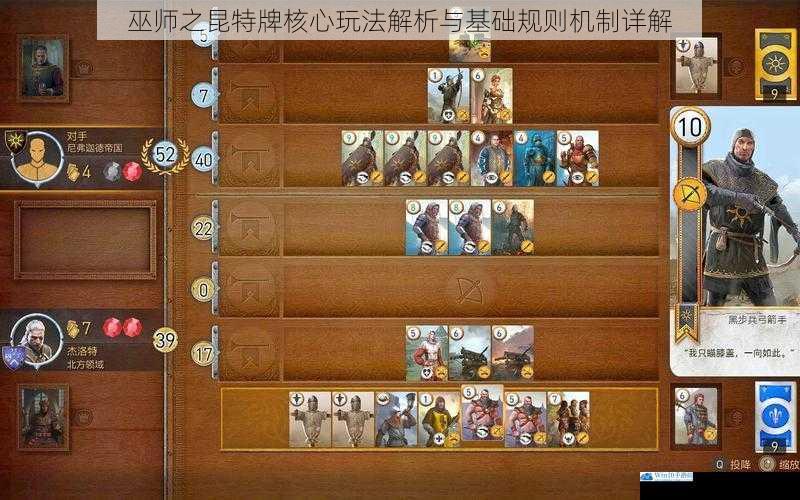 巫师之昆特牌核心玩法解析与基础规则机制详解