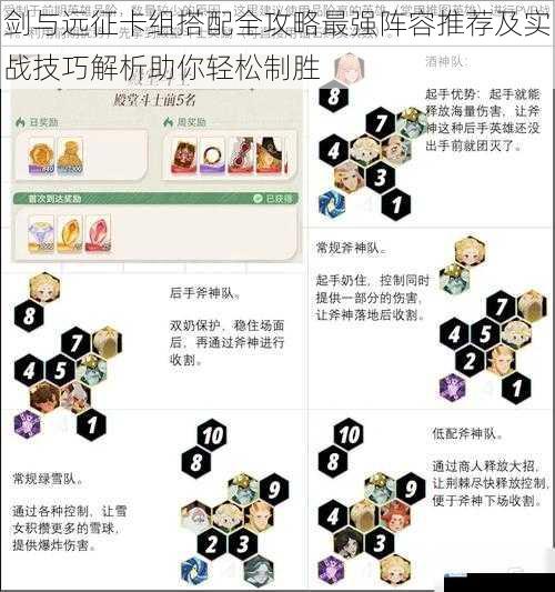 剑与远征卡组搭配全攻略最强阵容推荐及实战技巧解析助你轻松制胜