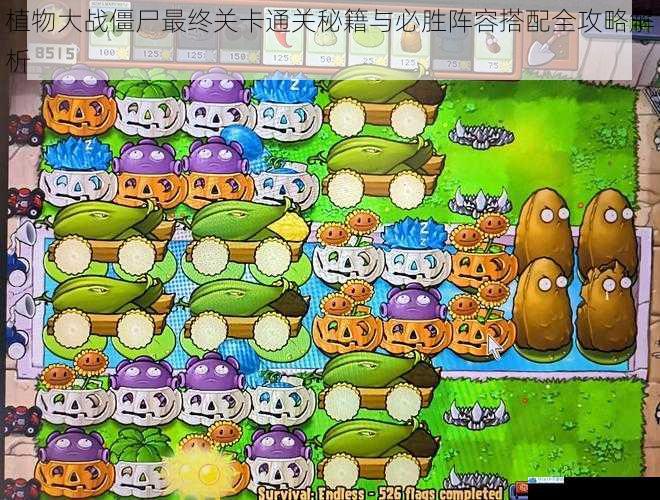 植物大战僵尸最终关卡通关秘籍与必胜阵容搭配全攻略解析