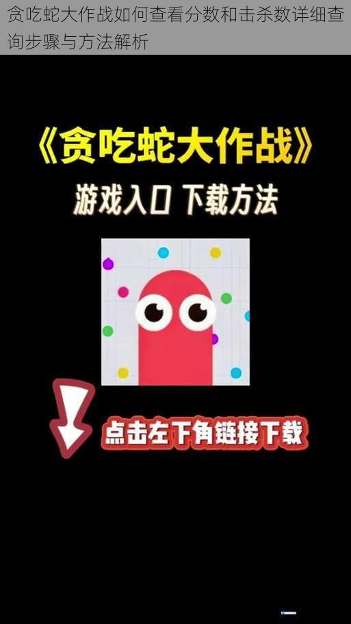 贪吃蛇大作战如何查看分数和击杀数详细查询步骤与方法解析